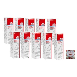 Nasenspray Al 0,05% für Kinder Set mit 10 x 10 ml inkl. einer Handseife von Apotheken-Express - Familienpackung