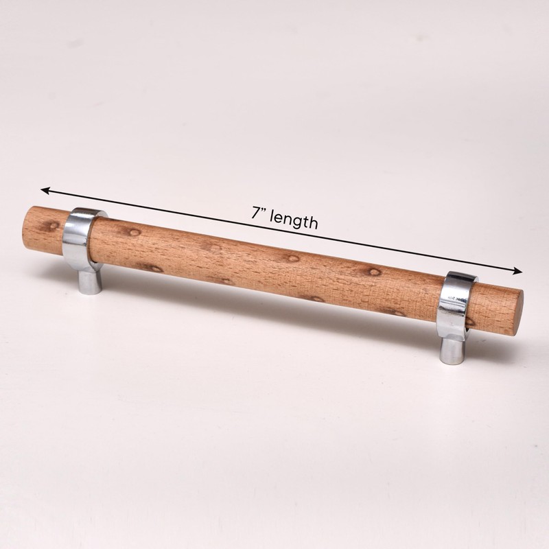 Indian Shelf 6 Pieces Wood Adjustable Drawer Cabinet Pulls- Adjustable