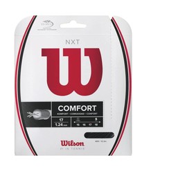 Wilson NXT 17 Gauge Black Color Multifilament Tennis String 6-Pack (6 Sets Per Order)