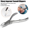 Heavy Duty Podiatrist Toenail Clippers for Thick and Ingrown Nails,