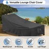 OutdoorLines Outdoor Waterproof Patio Chaise Lounge Chair Cover - UV