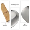 PRETYZOOM 1pc Spoon Rice Scooper Rice Ladle Stainless Steel Cooking