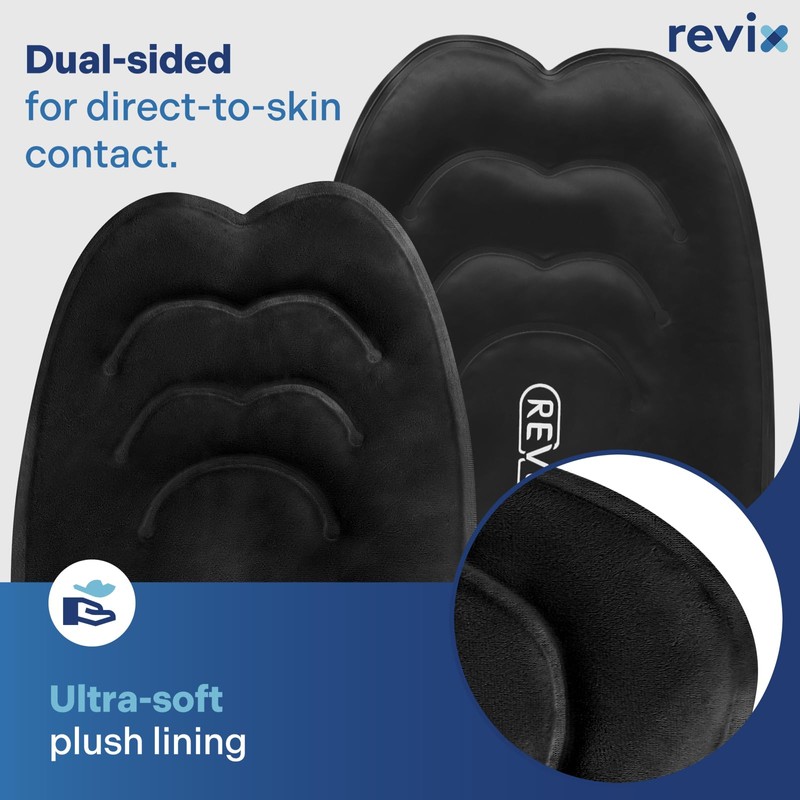 REVIX 20'' XXXL Reusable Ice Knee Wrap for Discomfort Reduction,