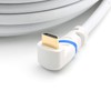 HDMI 2.0 Cable | 2 m | White/Blue | Angled