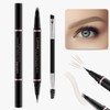 Eyebrow Pencil,2-in-1 Waterproof Eyebrow Pen with 4 Tip Brow Pen