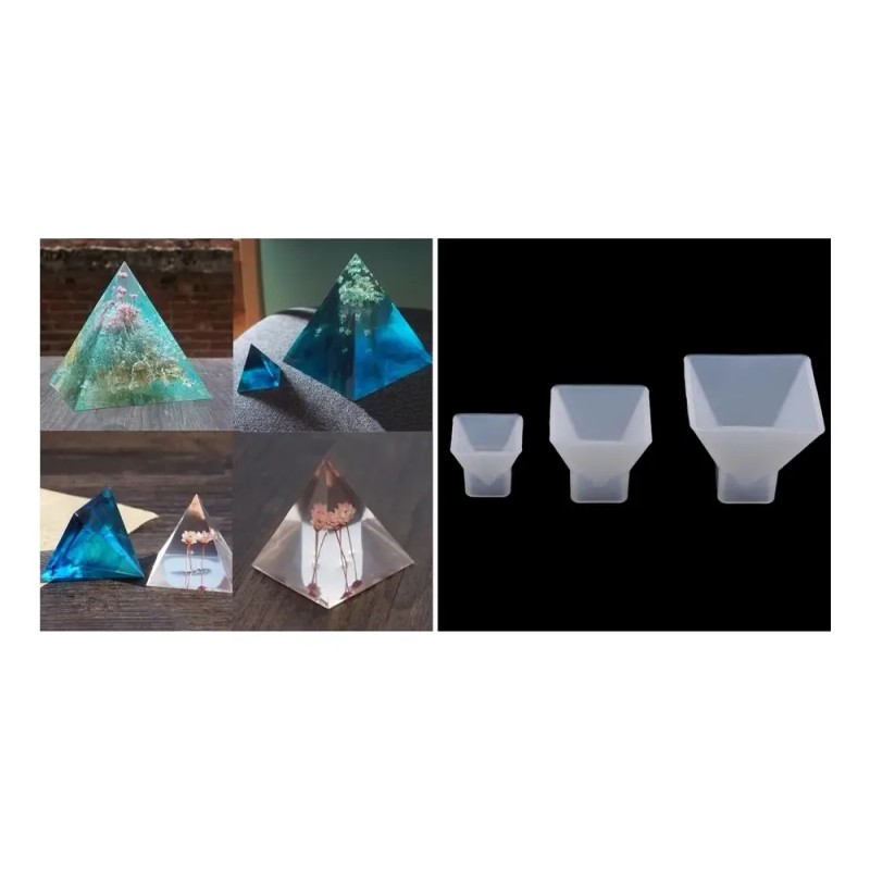 6pcs Forma De De Silicona De Resina De Fundición De