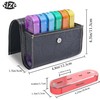 Jasenna Pill Organizer,Weekly Travel Pill Case Box Medication Reminder Daily