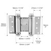 QWORK Heavy Duty Cafe Saloon Bars Door Swing Hinges, 8