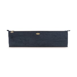 PiP Studio Cosmetic Flat Pouch Large Quilted Dark Blue 30x22x1cm, darkblue