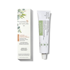 ion Inspired By Nature Permanent Hair Color Natural Darkest Rich Chestnut Brown 2NN, made from 100% naturallyderived polymers, cruelty free, vegan, PPD free, recyclable packaging, 2.05 oz