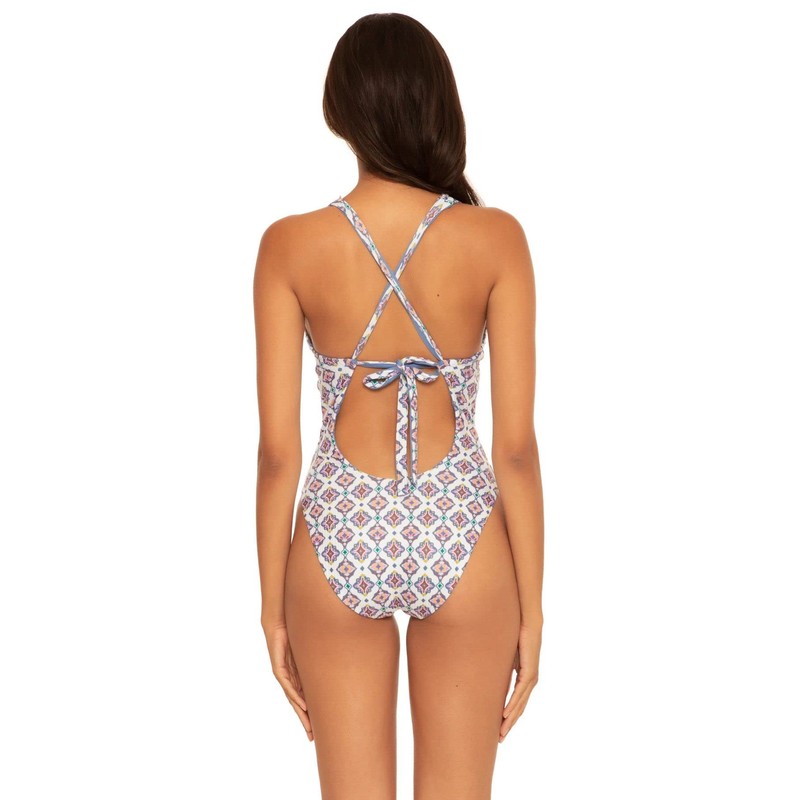 Becca by Rebecca Virtue Marrakesh Reversible Skylar One-Piece Multi MD