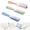 Levemolo 3pcs Multifunctional Cleaning Brush -Handled Shoe and Clothes Detailing