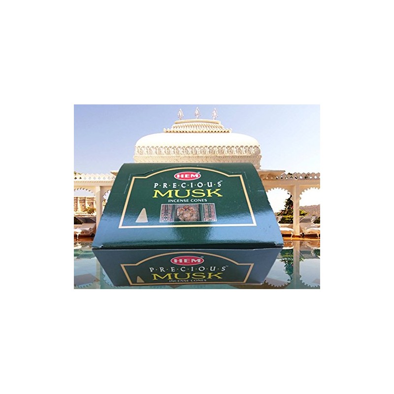 HEM Precious Musk Incense Cone Type 1 Case (1 Box
