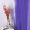 HUTO Pañuelo transparente para ventana, 216 pulgadas de largo
