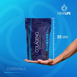 NLS ESSENTIALS COLÁGENO HIDROLIZADO 100% PURO | Sin sabor | Sin azúcar | Sin aditivos | Incluye medida dosificadora para tomar la dosis adecuada | Mezcla con tu bebida favorita