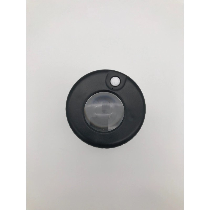 Glow jar BLACK Manual Spice Herb Grinder with Light-Up Storage