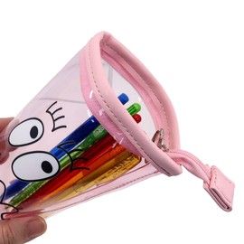 Barbapapa Pencil Case, Clear Cup, Pen Pouch, Face, Barbapapa 3.8 x 2.4 x 6.8 inches (9.7 x 6.2 x 17.4 cm)