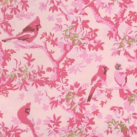 Caspari Scenic Songbirds Gold Gift Wrap - Three 30" x 8' Roll