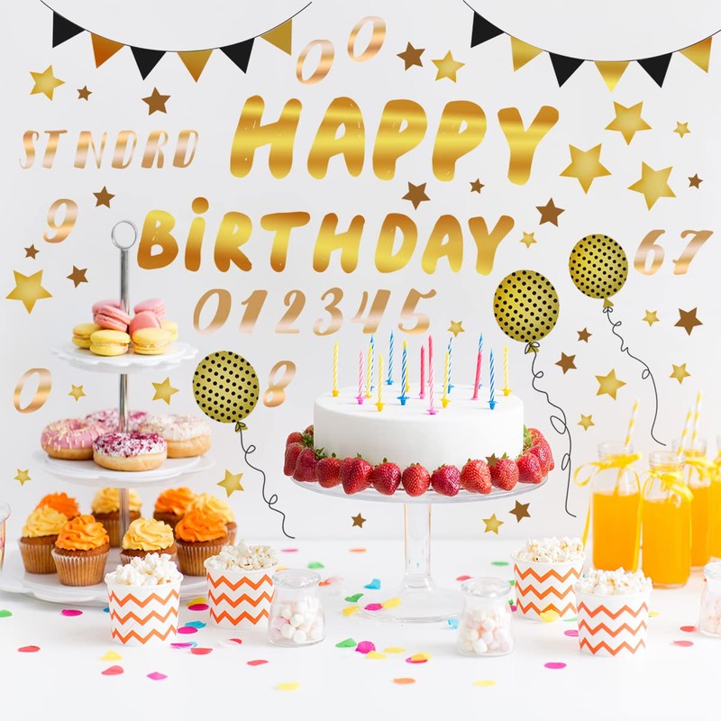 Fujitoya M0428 Wall Sticker Birthday Balloons Children's Room Baby Decoration