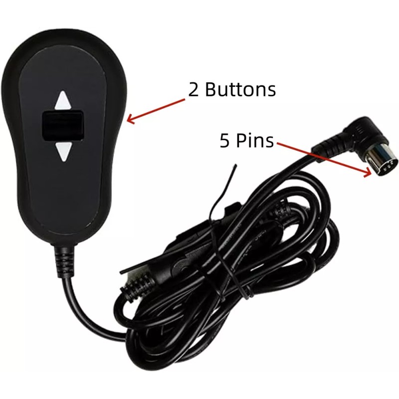 Raffel Systems Hand Control Remote HC-6601-FR2 for Power Recliner Lift