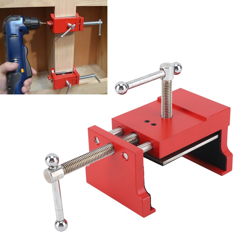 2Pcs Cabinet Clamps Firm Fixing Easy Operation Rugged Portable Face