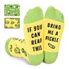 HAPPYPOP Pickle Socks - Kids Funny Socks for 7-9 Years