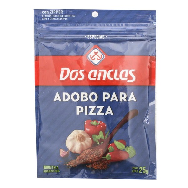 Dos Anclas Condimento Pizza Spice, 25 g / 0.88 oz pouch (pack of 3)
