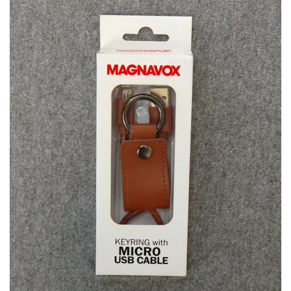 Magnavox MMA3505 Keychain With Micro USB Leather On The Go