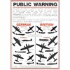 Westair World War II A3 Public Warning Poster