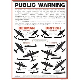 Westair World War II A3 Public Warning Poster