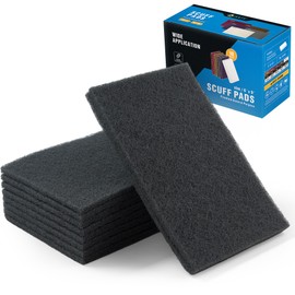 S SATC S SATC 6" x 9" Gray General Purpose Scuff Pads,10 Pack Automotive Scotch Brite Pads for Scuffing,Scouring,Sanding,Paint Primer Prep Adhesion Scratch for Woodworking,Automotive Restoration
