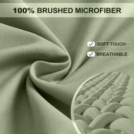 FreshCulture - Sábana bajera ajustable individual XL, ultra suave y transpirable, microfibra cepillada, bolsillo profundo, sábanas bajeras refrescantes para cama individual XL