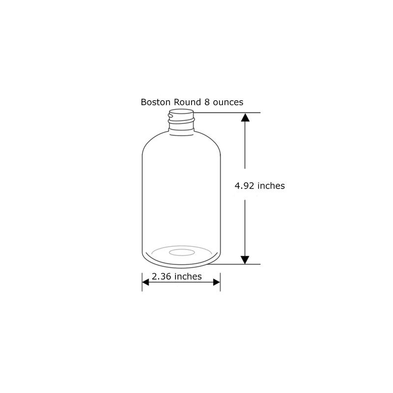 Empty Shampoo Bottles - 8 oz - 3 Pack -