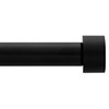 WL.Rocaille 3/4 Inch Curtain Rods Single Window Rod 30-84 Inches,