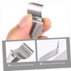 Ciieeo 5Pcs No Drill Hook Stainless Steel Vinyl Wallboard Hidden