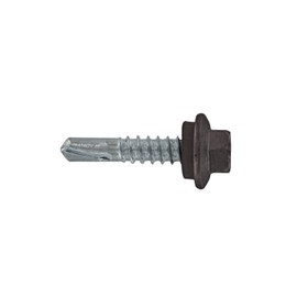 Fasteners Plus ST Fastening #12 x 1 Maxx Steelbinder Metal Roofing Screws Metal-to-Metal Charcoal Gray (Pack of 250)