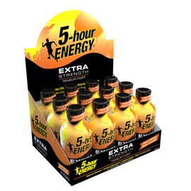 5-hour Energy - Extra Strength - Peach Mango - 1 box of 12 x 57ml bottles