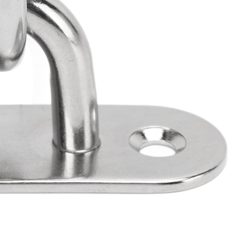 2pcs Stainless Steel Pad Eye Plate High Strength Highly Polished