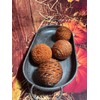 Rust Burnt Orange yarn rope wrapped balls- bowl filler set