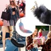 Nocyclonic Therian Tail Faux Fur Furry Fox Tails Keychain, Fox