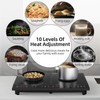 Waatfeet Double Induction Cooktop,Portable Induction Cooker with 2 Burner Independent