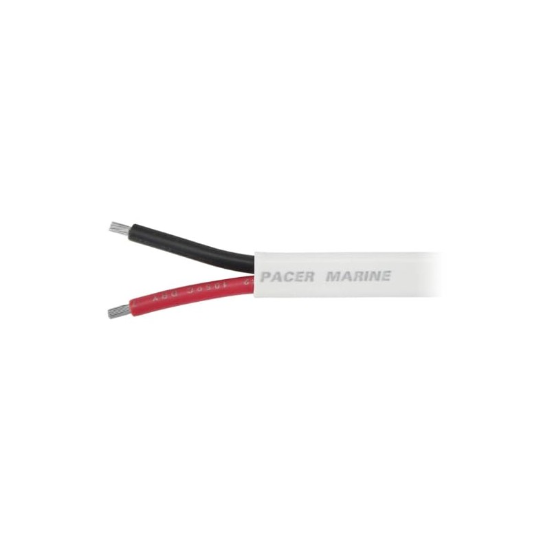 Pacer 16/2 AWG Duplex Cable - Red/Black - 100'