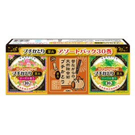 Lion Katori Incense Incense, Petite Katori, Thick Assorted Pack, EM, 3 Types (Leaf x Natural Pesticide Chrysanthemum x Rose) x 10 Rolls