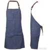 Denim Apron, Simple Design, Multiple Pockets, Thin, Work Apron, Neck