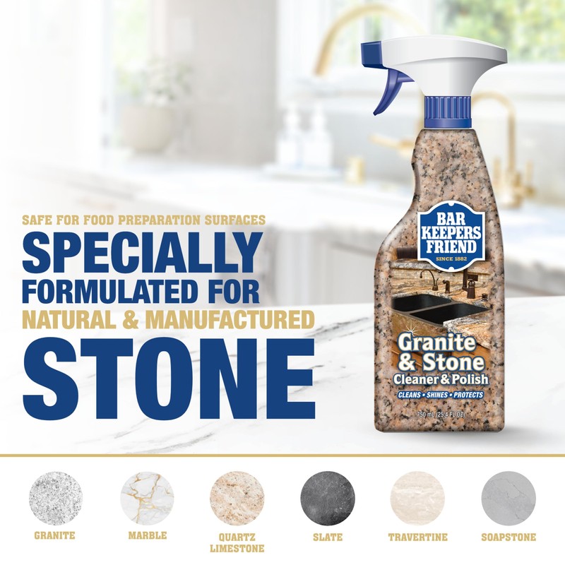 Bar Keepers Friend Stone & Granite Cleaner and Polish (25.4