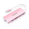 LENTION Hub USB C con HDMI 4K, 3 USB 3.0,