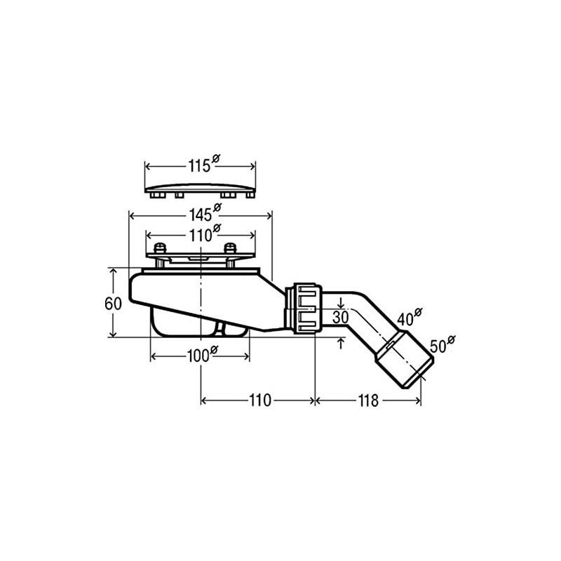 Viega Tempoplex 6963 Viega 634100 Drain Unit