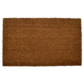 Imports Decor PVC Backed Coir mat 15MM Plain, 18x30”