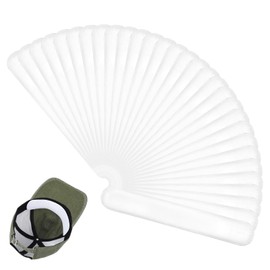 60 PCS Hat Sweat Liner,Prevents Stains Absorbent Shields Protector Bands,Absorbing Pad Hat Sweat Protector,Disposable Cap Liners Protection Sweatband for Baseball Golf Cap Women Men (White)