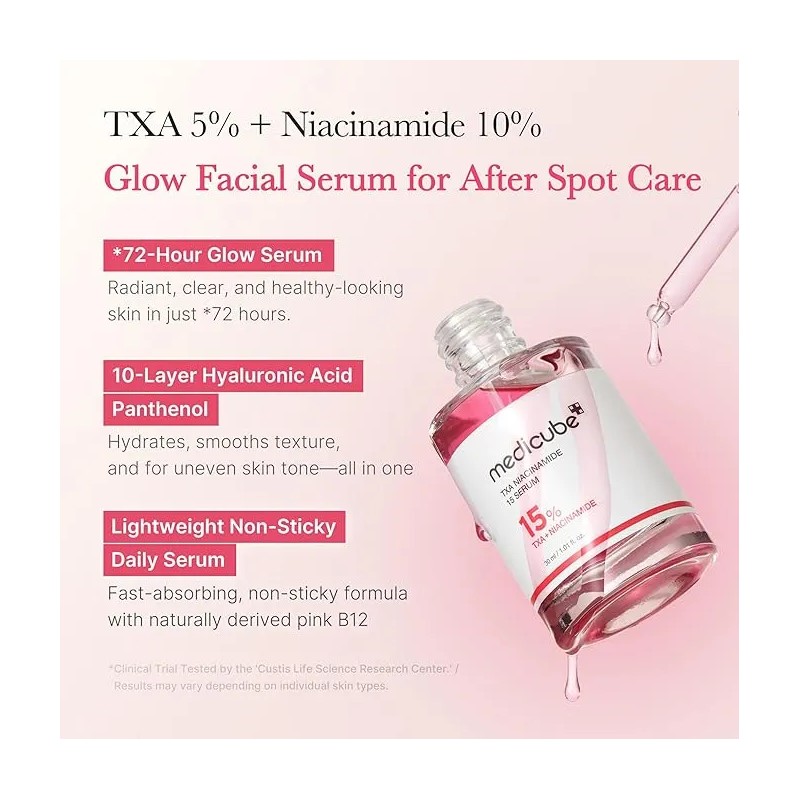 Txa Niacinamide Duo: Adios Manchas- Suero + Crema- Medicube